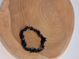 Blauwe zandsteen splitarmband