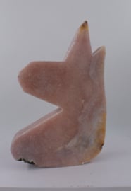 Roze amethist eenhoorn