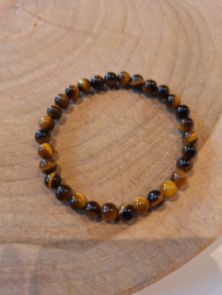 Tijgeroog kogelarmband