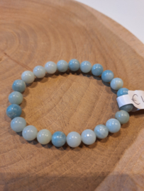 Amazoniet kogelarmband A
