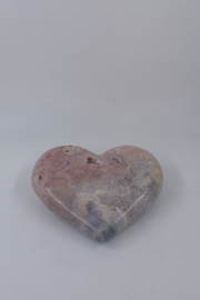 Roze amethist hart
