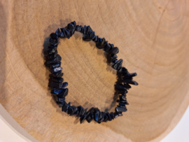 Blauwe zandsteen splitarmband