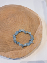 Aquamarijn splitarmband