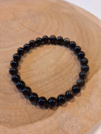 Goud obsidiaan kogelarmband