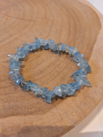 Aquamarijn splitarmband