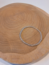 Bergkristal kogelarmband