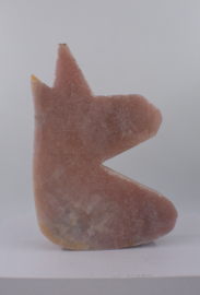 Roze amethist eenhoorn