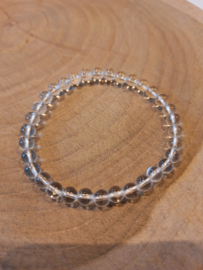 Bergkristal kogelarmband