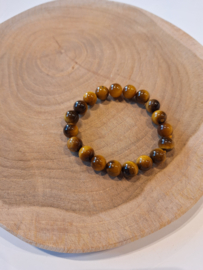 Tijgeroog kogelarmband