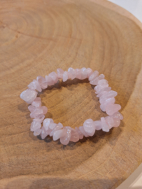 Rozenkwarts splitarmband