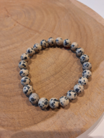 Dalmatiër jaspis kogelarmband