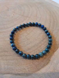 Malachiet chrysocolla kogelarmband