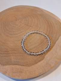Bergkristal kogelarmband