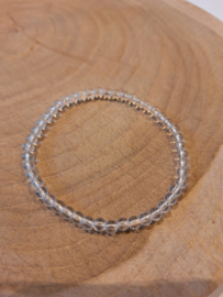 Bergkristal kogelarmband