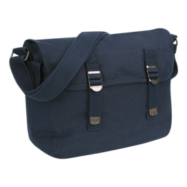 Canvas shoulder bag US style (Blue)