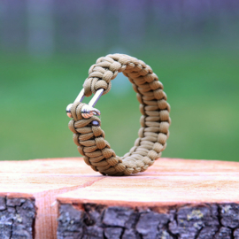 BCB Paracord iron buckle 9 inch coyote CM074C