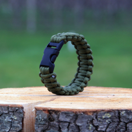 BCB Paracord 9 inch groen CM073G