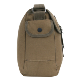Canvas shoulder bag US style (Green)