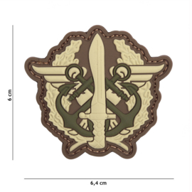 Patch 3D PVC Corps Marines-logo #13118