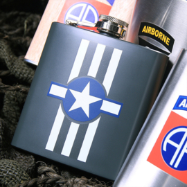 Zakfles 6 ounce USAF Invasion Stripes