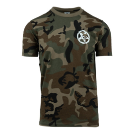 WWII-serie T-shirt Allied Star - Punisher (Bos)