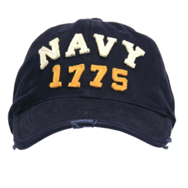 Baseball cap stonewashed Navy 1775