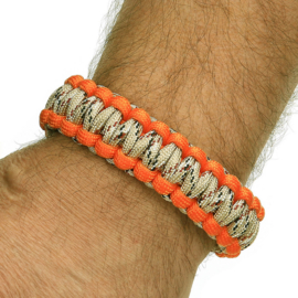 BCB Paracord iron buckle 9 inch oranje CM074OR