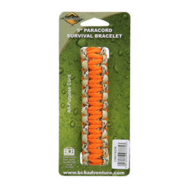BCB Paracord iron buckle 9 inch oranje CM074OR