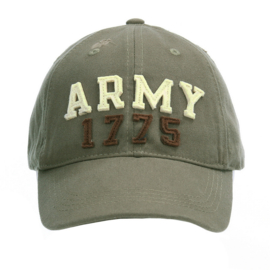 Baseball cap stonewashed Army 1775