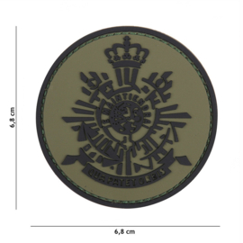 Patch 3D PVC Corps Marines groen/zwart #20050