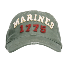 Baseball cap stonewashed Marines 1775