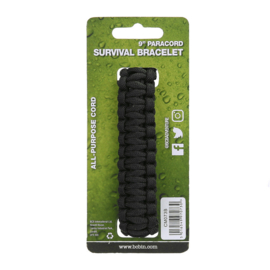BCB Paracord 9 inch zwart CM073B