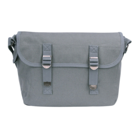 Canvas shoulder bag US style (Grijs)