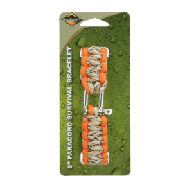 BCB Paracord iron buckle 9 inch oranje CM074OR