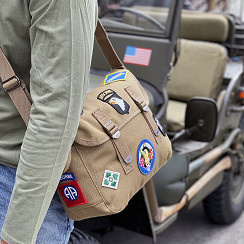 Canvas tas WO II emblemen