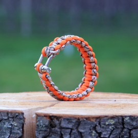 BCB Paracord iron buckle 9 inch oranje CM074OR