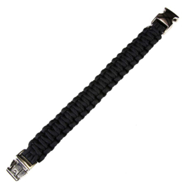 Paracord bracelet silver buckle K2139 9 inch