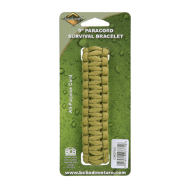 BCB Paracord iron buckle 9 inch coyote CM074C