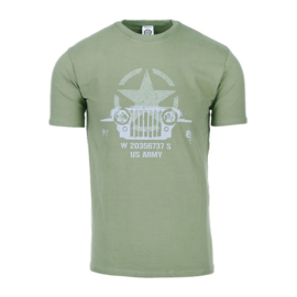 WWII Series T-shirt Allied Star - Willy jeep