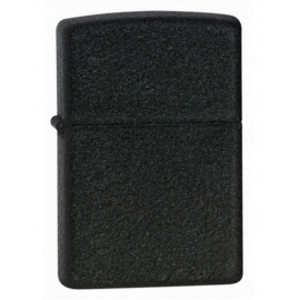 Zippo aansteker zwart crackle
