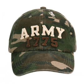 Baseball cap stonewashed Army 1775