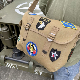 Canvas tas WO II emblemen