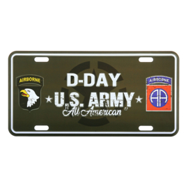Kentekenplaat D-Day Allied Star