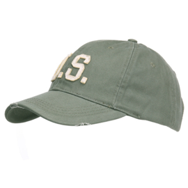 Baseball cap stonewashed US