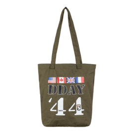 Canvas tas D-Day 44 vlaggen 353704