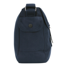 Canvas shoulder bag US style (Blue)