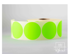 25mm Rond Fluor Groen