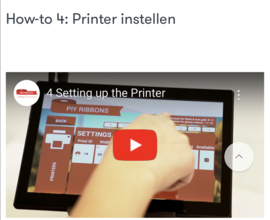 How-to 4: Printer instellen