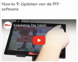 How-to 9: Updaten van de PIY-software