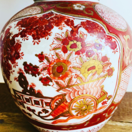 Chinees voetje rood/goud